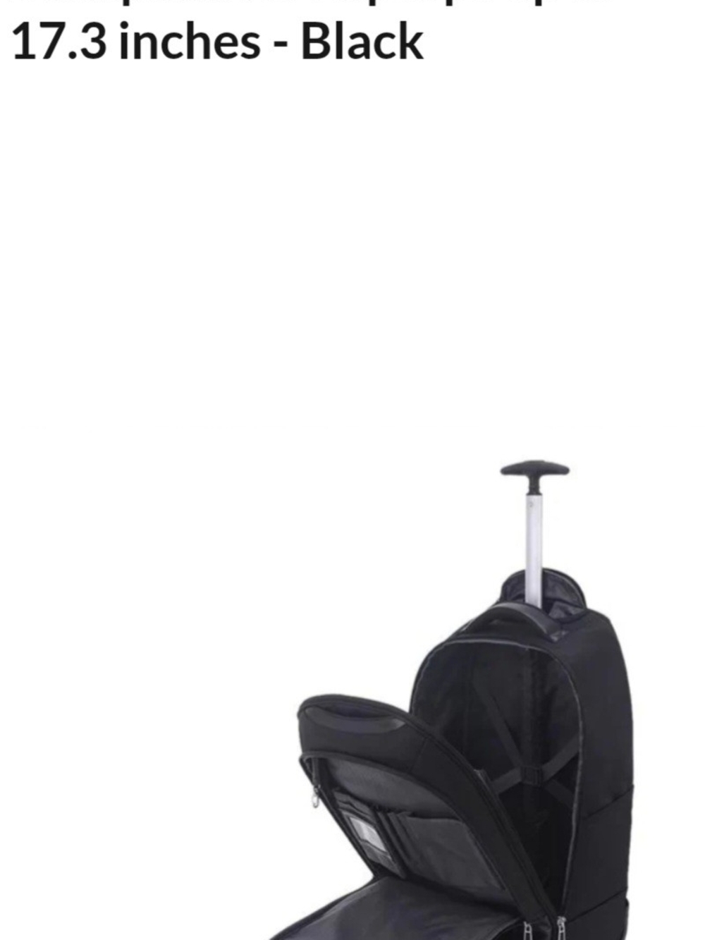 NEW Eco Style Rolling Backpack - Picture 8 of 10